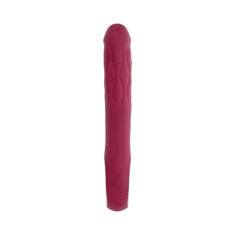 Evolved Bursting With Pleasure Expanding Dual Vibrator Burgundy