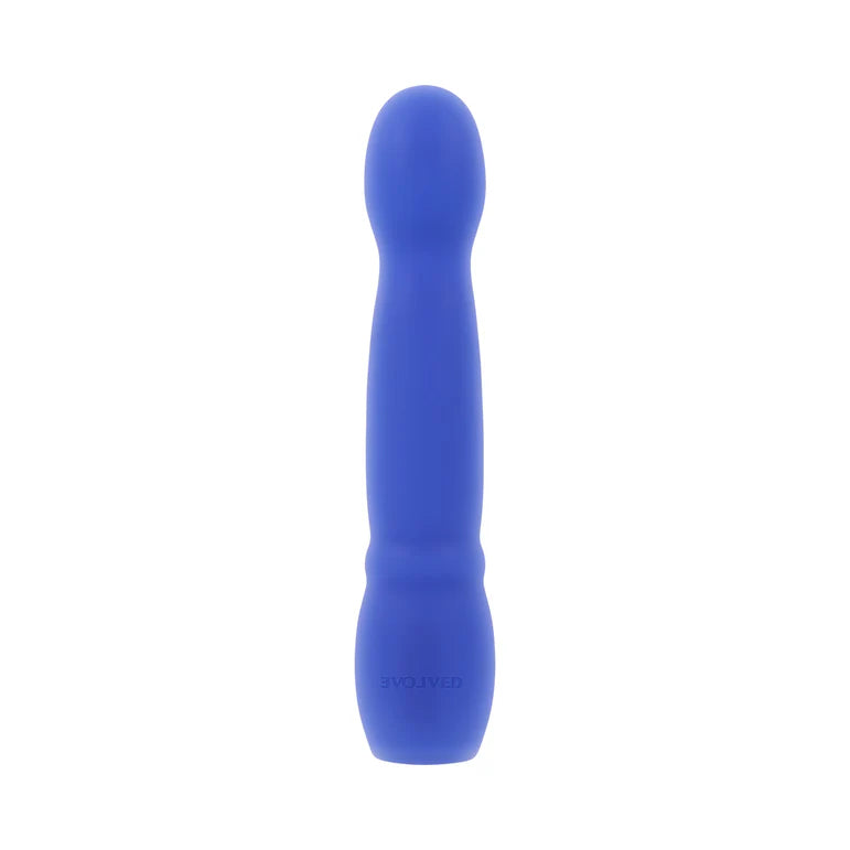 Evolved Disco Diva Blue Light-Up Silicone Vibrator