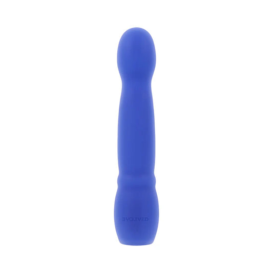 Evolved Disco Diva Blue Light-Up Silicone Vibrator