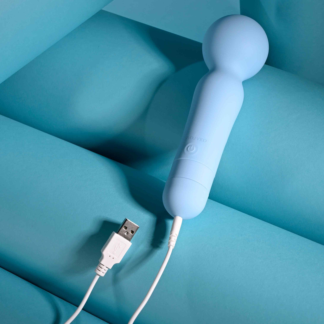 Evolved Iris Sky Silicone Pleasure Wand by Evolved