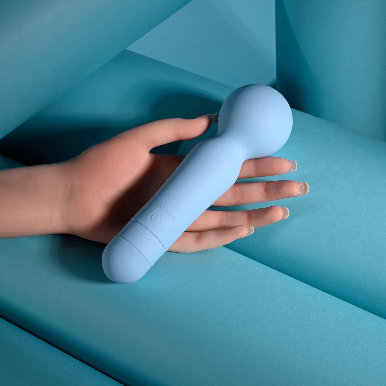Evolved Iris Sky Silicone Pleasure Wand by Evolved