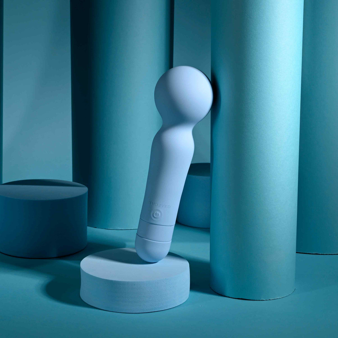 Evolved Iris Sky Silicone Pleasure Wand by Evolved