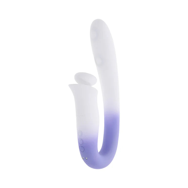 Evolved Spring Loaded Lilac Dual Action Vibrator by Evolved