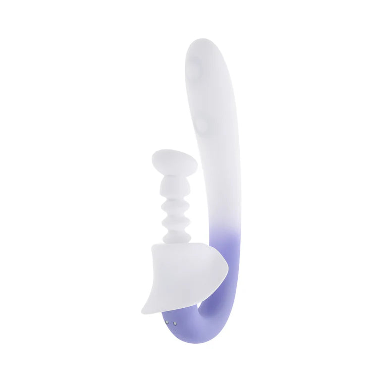 Evolved Spring Loaded Lilac Dual Action Vibrator by Evolved