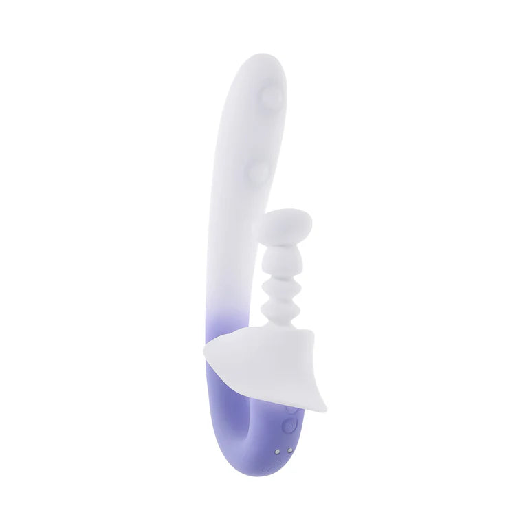 Evolved Spring Loaded Lilac Dual Action Vibrator by Evolved