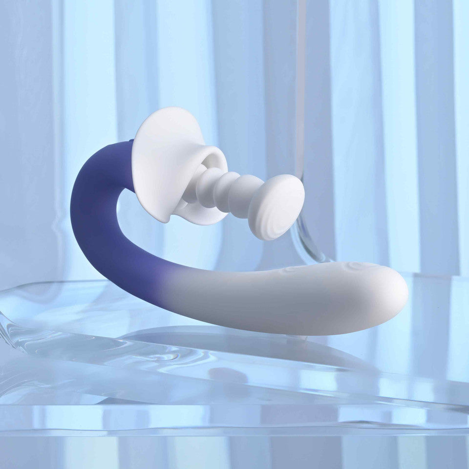 Evolved Spring Loaded Lilac Dual Action Vibrator by Evolved