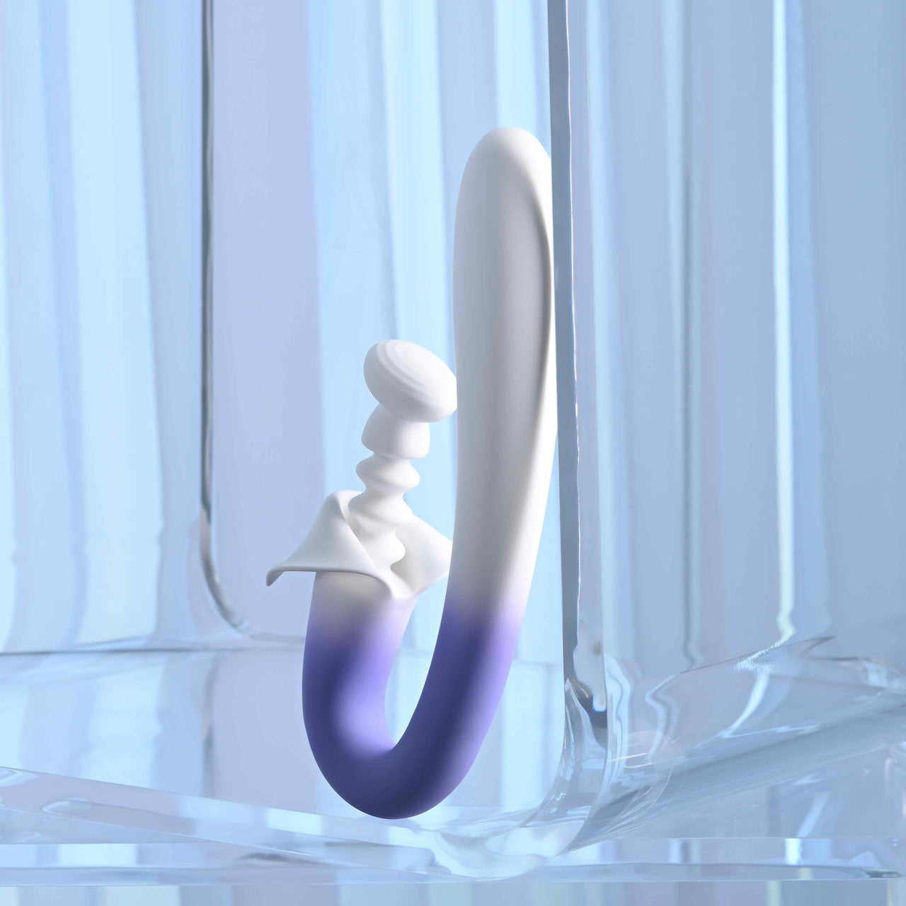 Evolved Spring Loaded Lilac Dual Action Vibrator by Evolved
