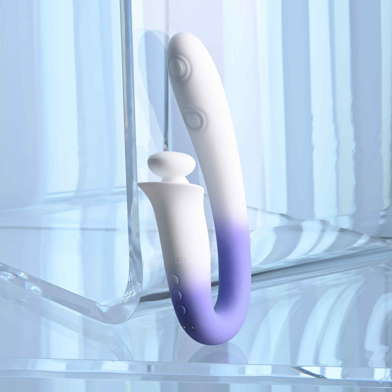 Evolved Spring Loaded Lilac Dual Action Vibrator by Evolved
