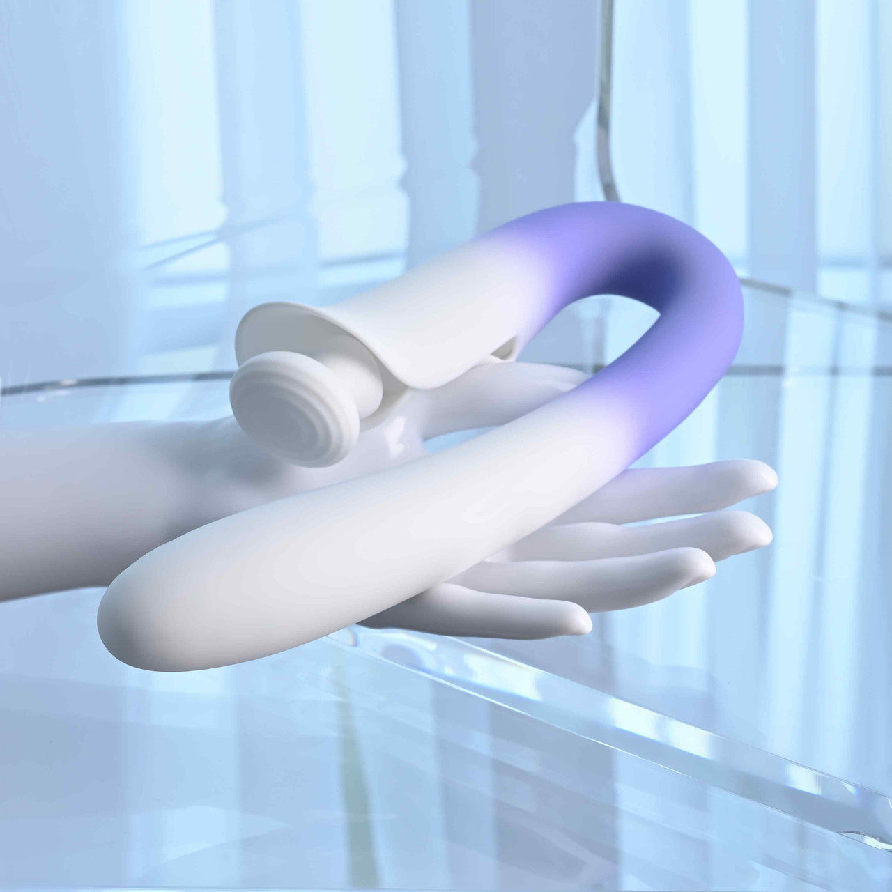 Evolved Spring Loaded Lilac Dual Action Vibrator by Evolved