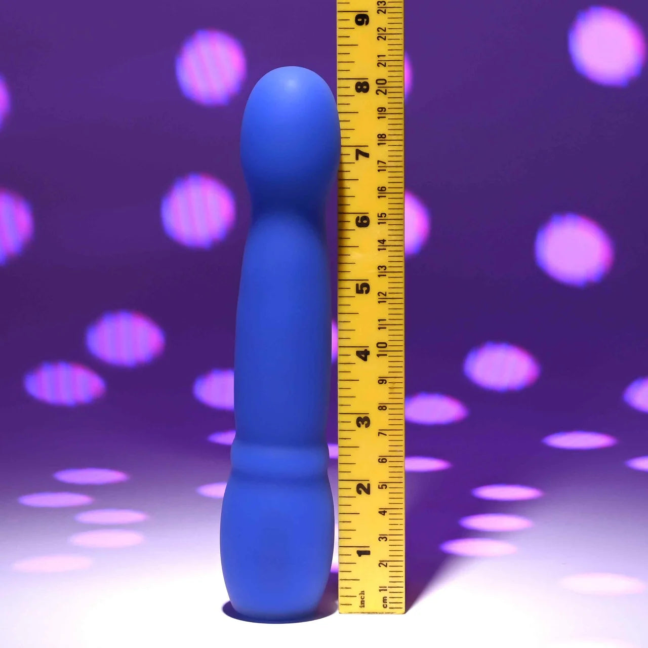 Evolved Disco Diva Blue Light-Up Silicone Vibrator