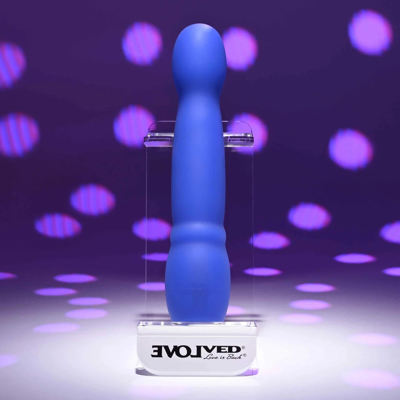 Evolved Disco Diva Blue Light-Up Silicone Vibrator