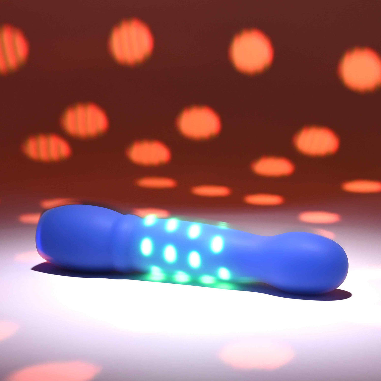 Evolved Disco Diva Blue Light-Up Silicone Vibrator