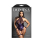 Fantasy Lingerie Domina Gartered Bustier Set Deep Purple