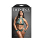 Fantasy Lingerie Domina Keyhole Bralette Set Pine Green Queen