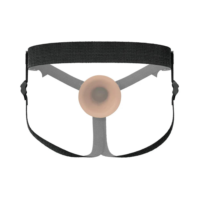 Fantasy X-Tensions Elite Silicone Hollow Strap-On Dual Density 5 in. Brown