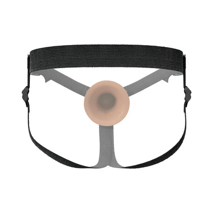 Fantasy X-Tensions Elite Silicone Hollow Strap-On Dual Density 5 in. Brown