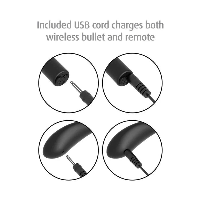 Fantasy C-Ringz Remote Control Double Penetrator Vibrating Cockring Black