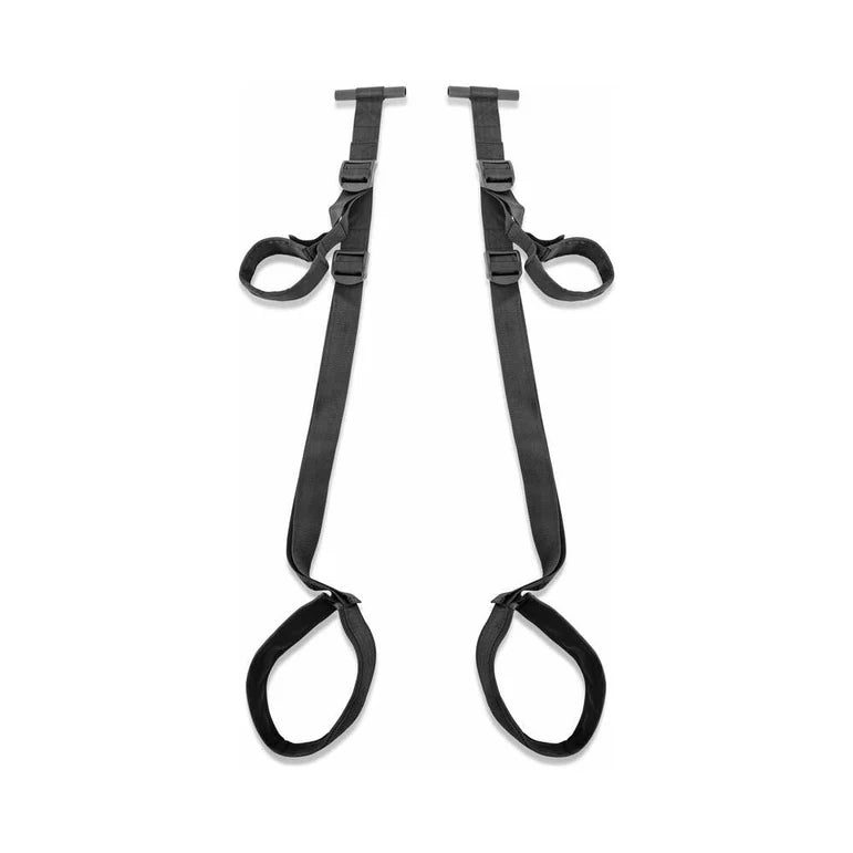Fetish Fantasy Series Adjustable Fantasy Door Swing Black