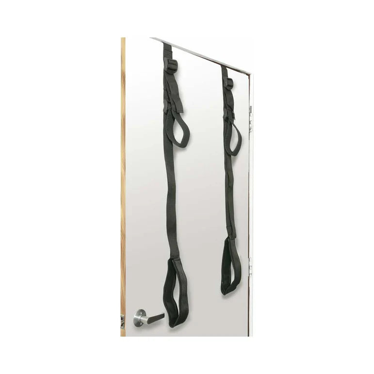 Fetish Fantasy Series Adjustable Fantasy Door Swing Black