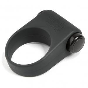 Fifty Shades of Grey Feel It, Baby! Silicone Vibrating Cockring Black
