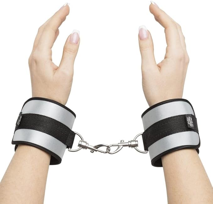 Fifty Shades of Grey Hard Limits 4-Piece Restraint Kit Black/Silver