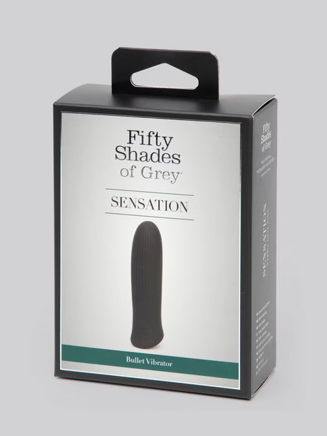 Fifty Shades of Grey Sensation Rechargeable Silicone Bullet Vibrator Black