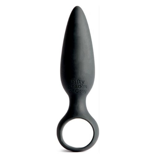Fifty Shades of Grey Something Forbidden Silicone Butt Plug Black