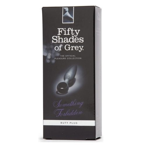 Fifty Shades of Grey Something Forbidden Silicone Butt Plug Black