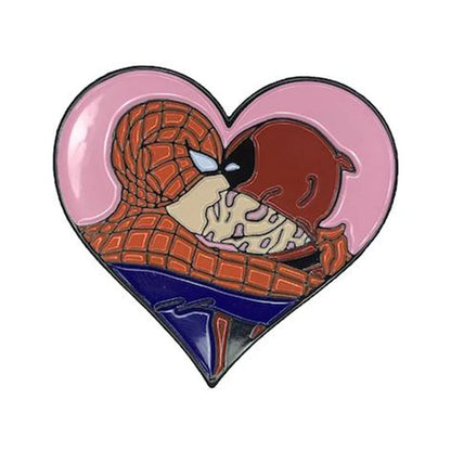 Geeky & Kinky Webhead Hearts Merc Enamel Pin