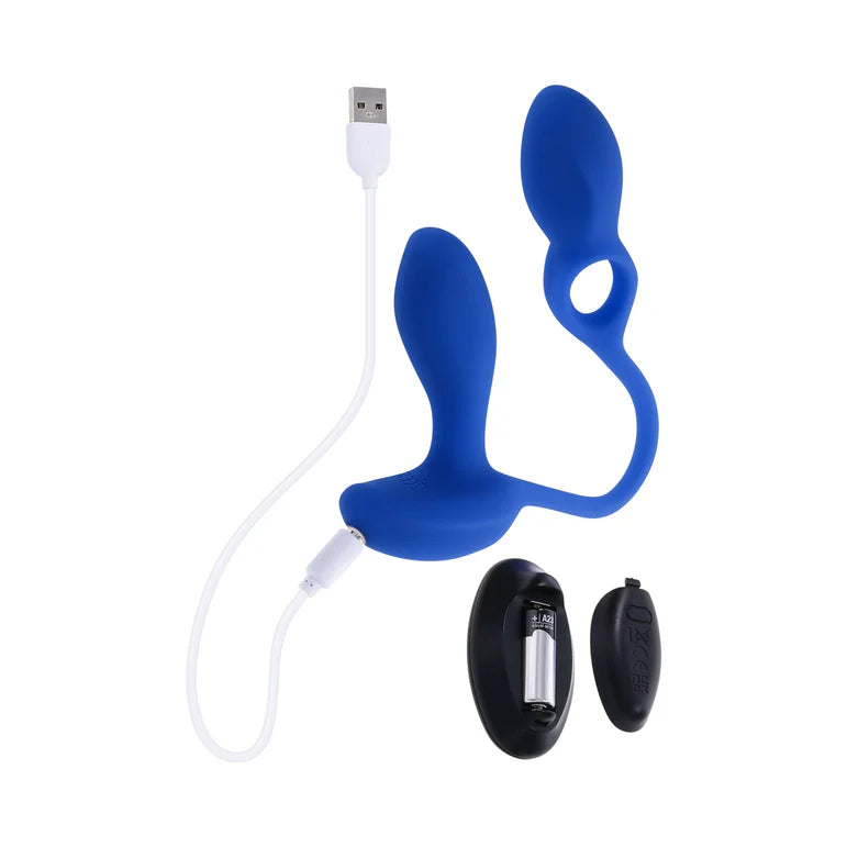 Gender X Back For More Wearable Vibrating Anal Toy Blue