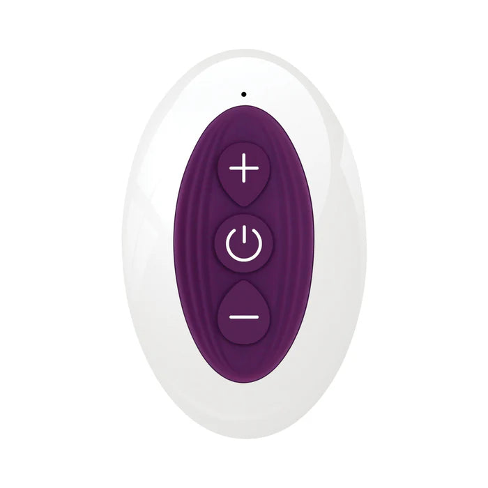 Gender X Velvet Hammer Rechargeable Remote-Controlled Thumping Thrusting Dual Stimulator Purple