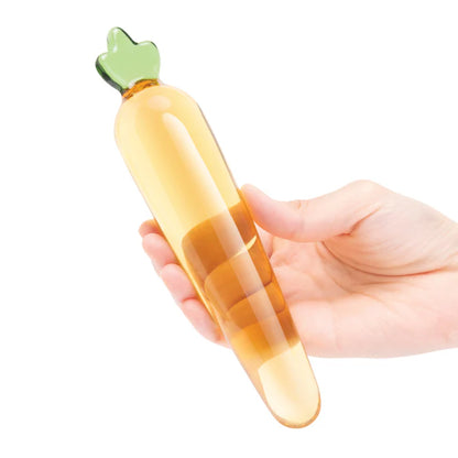 Glas Bunny's Secret 7.25 in. Glass Dildo:
