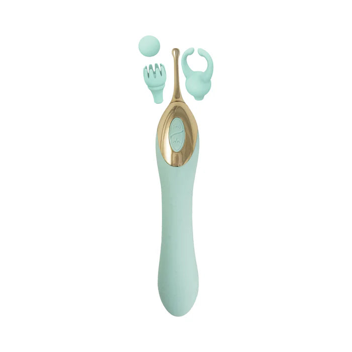 Gold Glam Tri-Tip Vibe Aqua