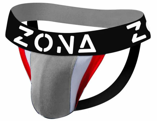 Grey Apex Men’s Jockstrap HS009B by Zona