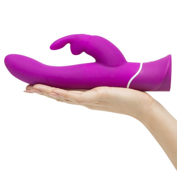 Happy Rabbit Curve Rechargeable Silicone Rabbit Vibrator Purple