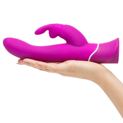 Happy Rabbit Curve Rechargeable Silicone Rabbit Vibrator Purple