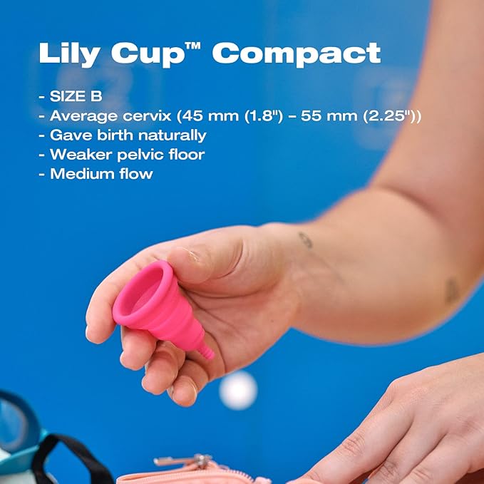 INTIMINA Lily Cup Compact Collapsible Menstrual Cup Size B