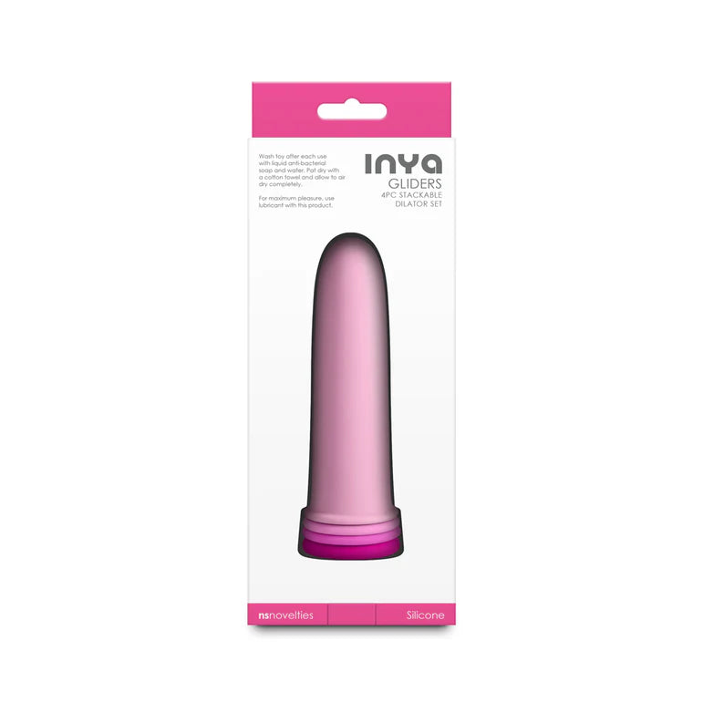INYA Gliders Pink Silicone Dilator Set by NS Novelties