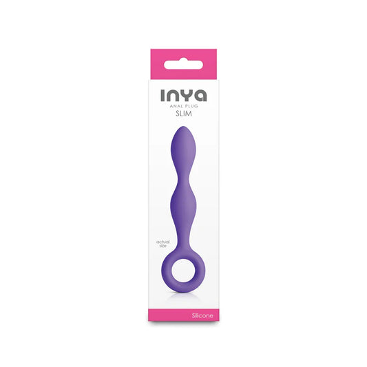 INYA Slim Purple Silicone Anal Plug by NS Novelties
