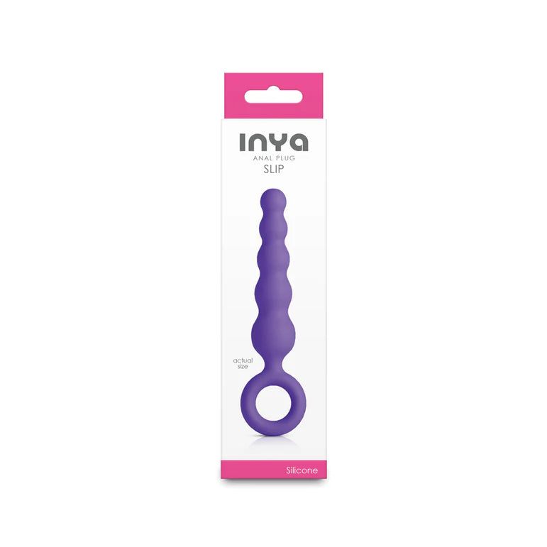INYA Slip Purple Silicone Anal Plug by NS Novelties