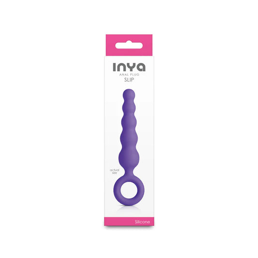 INYA Slip Purple Silicone Anal Plug by NS Novelties