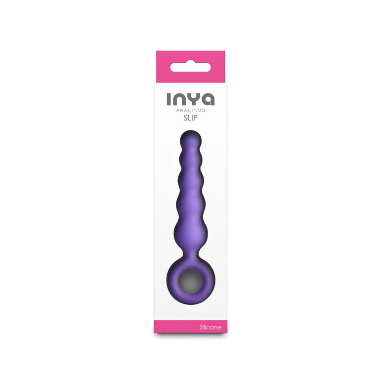 INYA Slip Purple Silicone Anal Plug by NS Novelties