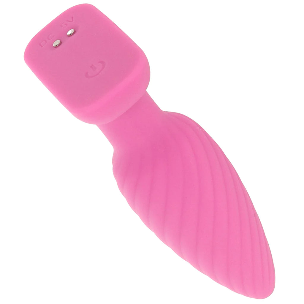 INYA Swirl Pink Vibrating Anal Plug by NS Novelties