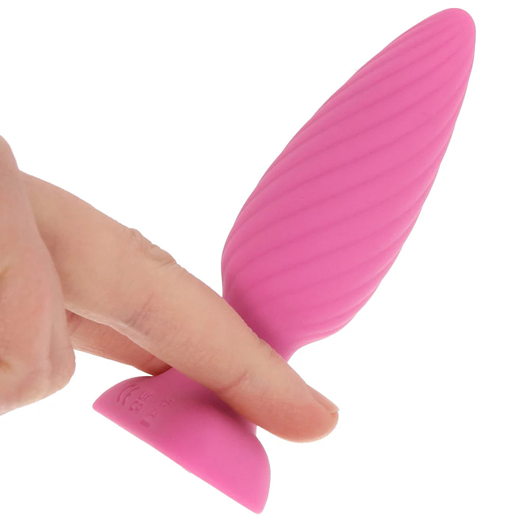 INYA Swirl Pink Vibrating Anal Plug by NS Novelties