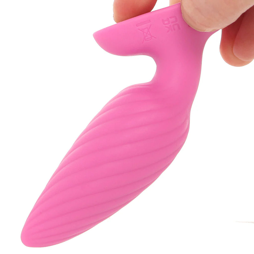 INYA Swirl Pink Vibrating Anal Plug by NS Novelties