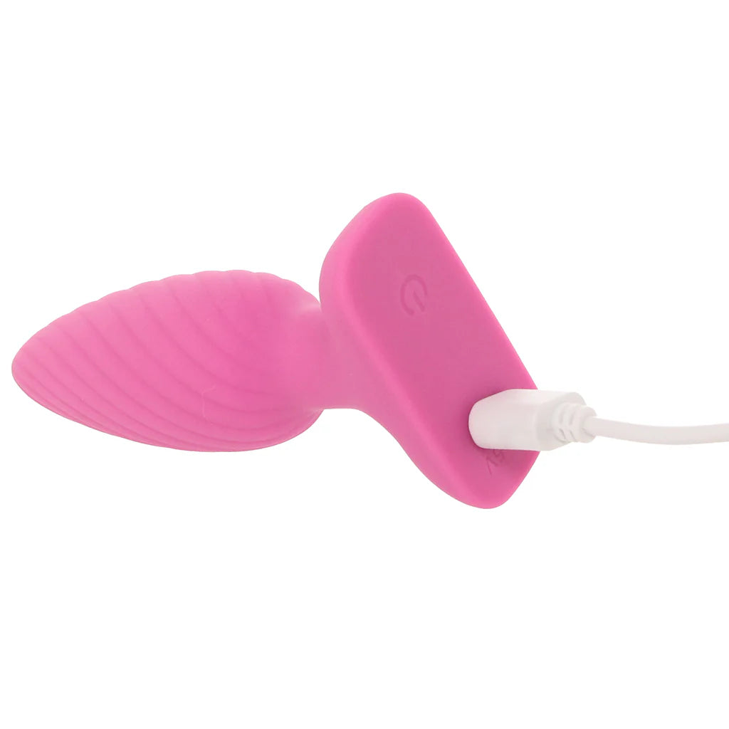 INYA Swirl Pink Vibrating Anal Plug by NS Novelties
