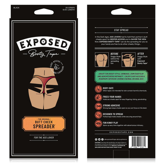 Exposed Booty Tape (20 Pieces Per Box)