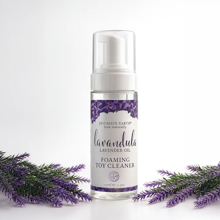Intimate Earth Lavandula Foaming Toy Cleaner 3.4 oz.