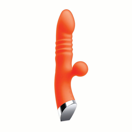 Intruder Thrusting Pleasure Vibe Tangerine Dual Motor
