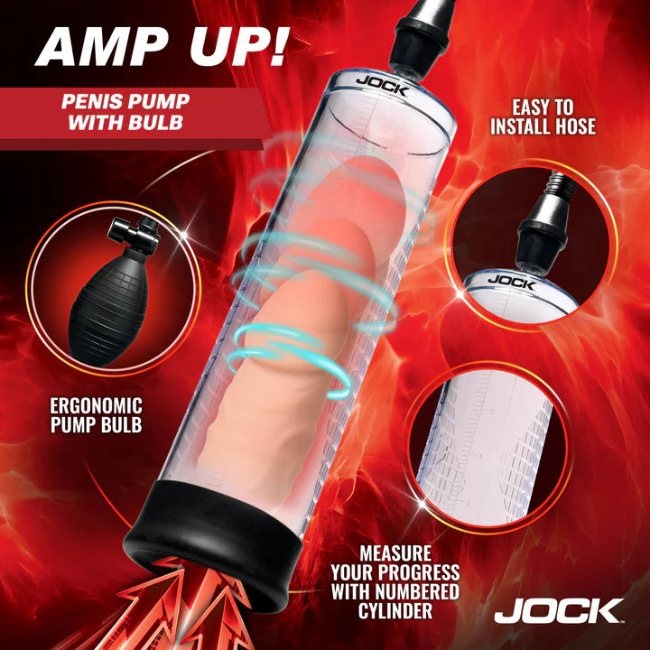 JOCK Amp Up Penis Pump with Bulb